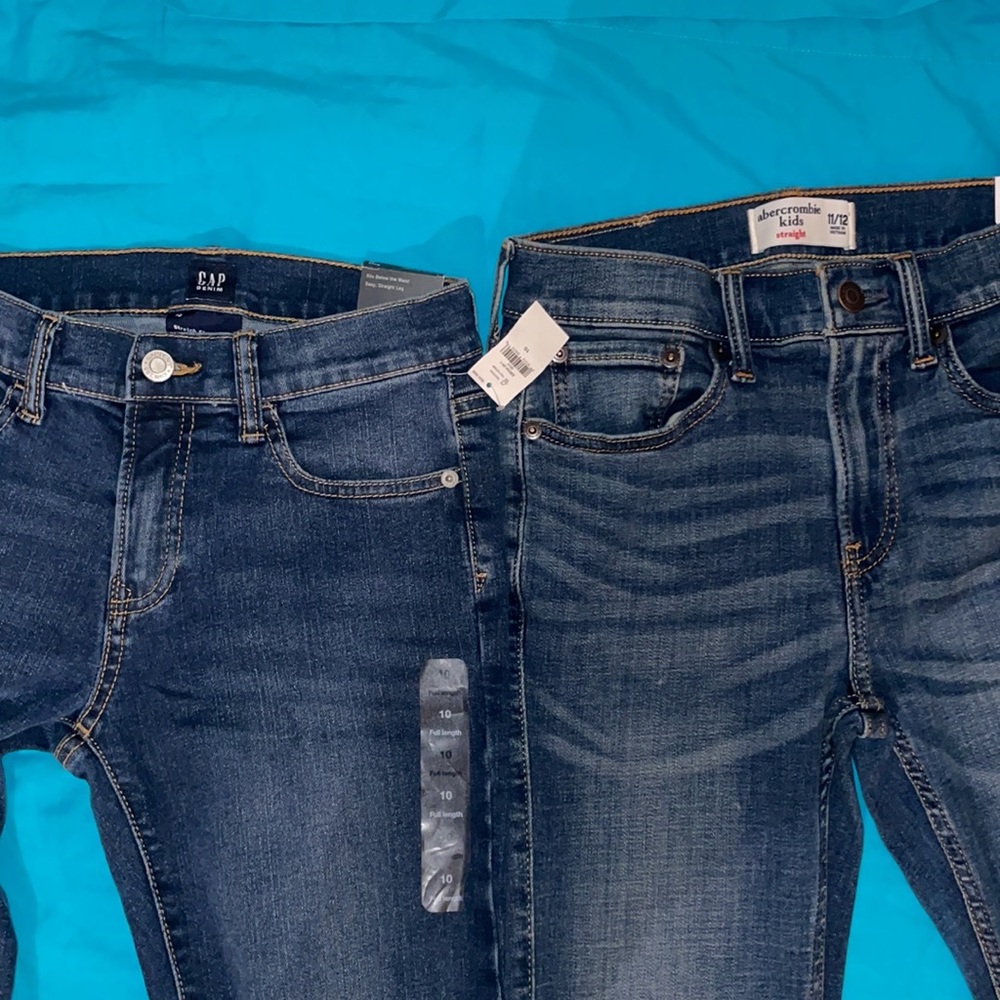 NWT Abercrombie & Gap straight leg jeans - Picture 5 of 7